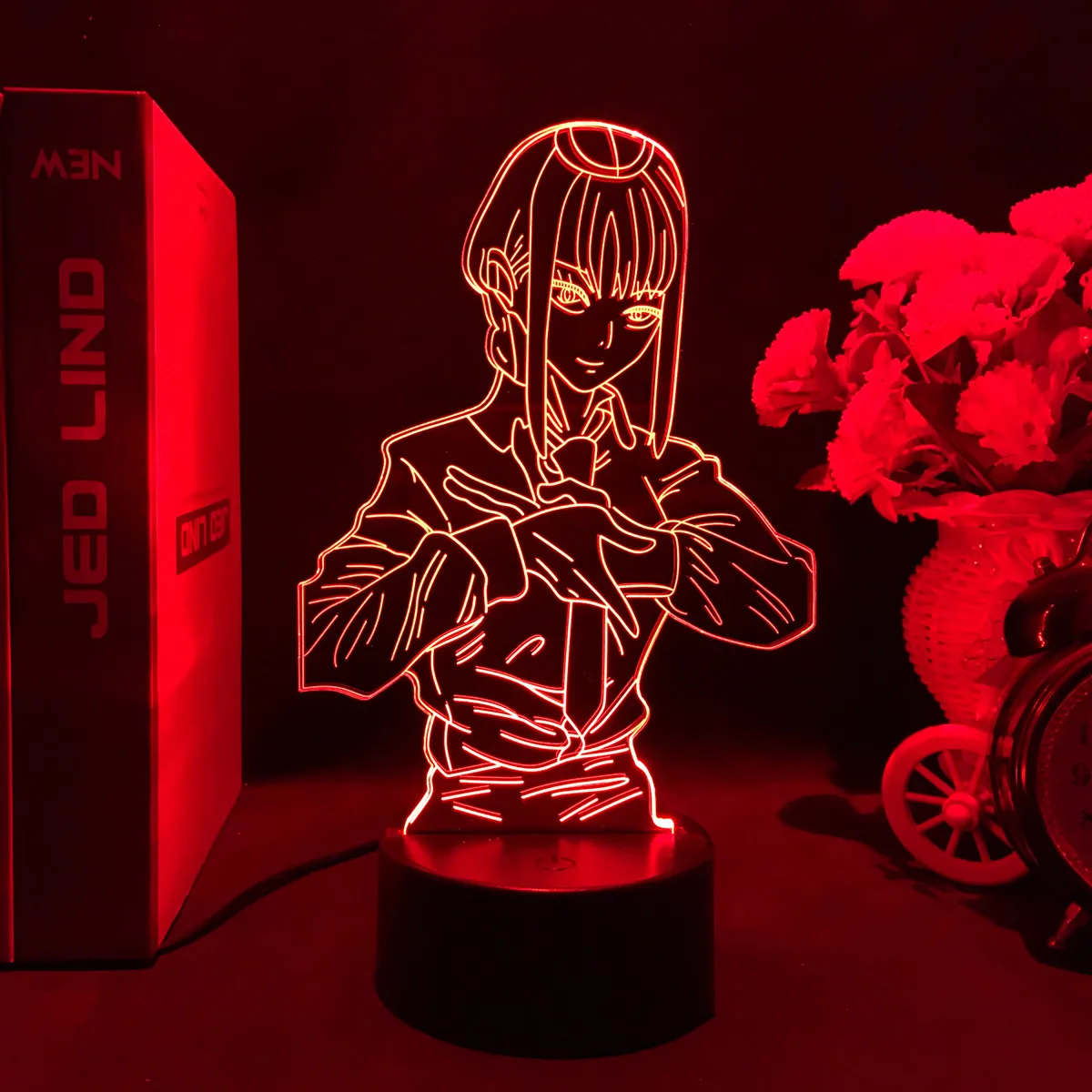 3d Led Lamp Anime Chainsaw Man for Bedroom Decoration Nightlight Kids Birthday Gift Manga Chainsaw Man 11 - Chainsaw Man UK Shop