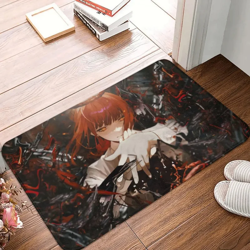 Break Free From The Shackles Bathroom Non Slip Carpet Chainsaw Man Living Room Mat Entrance Door - Chainsaw Man UK Shop