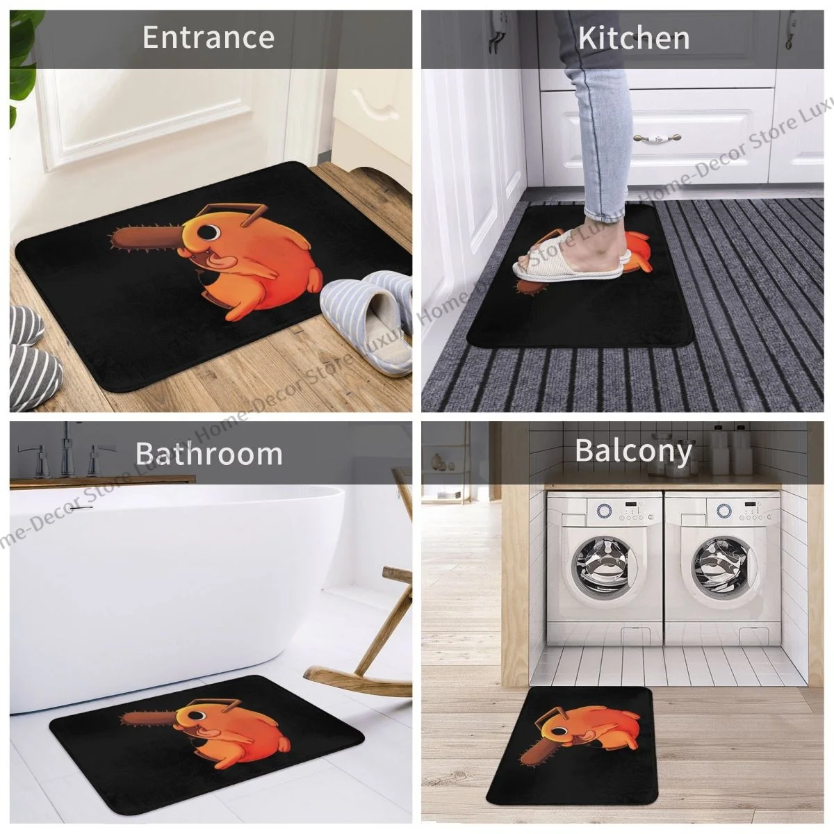 Chainsaw Man Pochita Bath Mat - Image 5