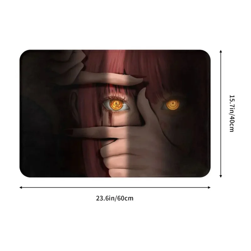 Makima Eyes Chainsaw Man Bath Mat - Image 3