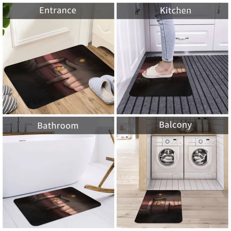 Makima Eyes Chainsaw Man Bath Mat - Image 5