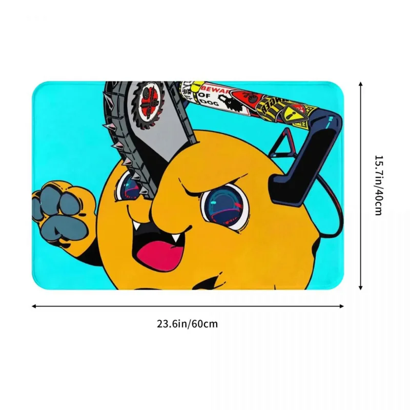 Pochita Chainsaw Man Bath Mat - Image 3