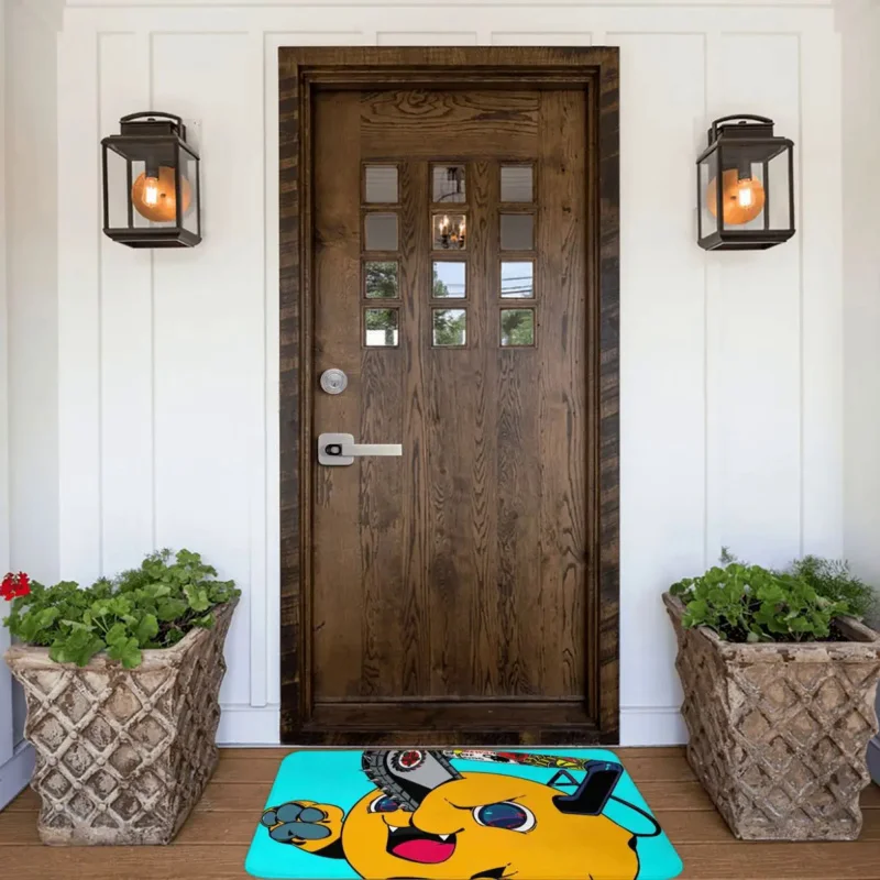 Pochita Chainsaw Man Bath Mat - Image 6