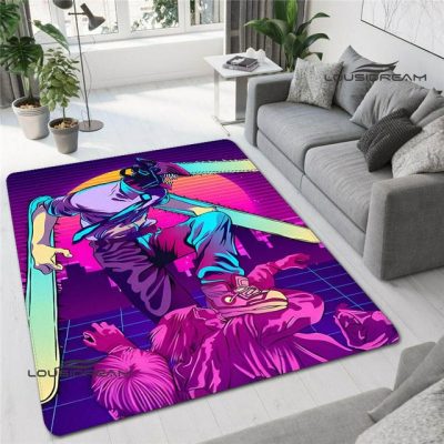 Chainsaw man cartoon printing carpet living room bedroom beautiful non slip carpet photography props birthday gift.jpg 640x640 1 - Chainsaw Man UK Shop