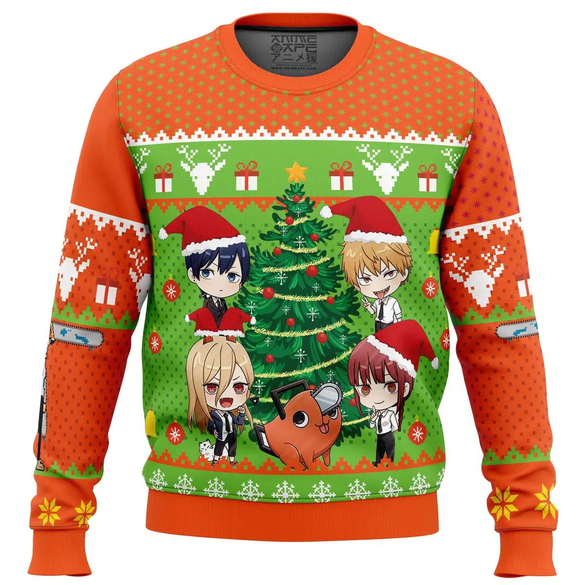 Chibi Sweater front - Chainsaw Man UK Shop