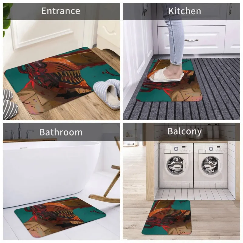 Chainsaw Man Denji Power Non-slip Bath Mat - Image 5