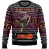 You Make It Feel Like Christmas Chainsaw Man Ugly Christmas Sweater FRONT mockup - Chainsaw Man UK Shop
