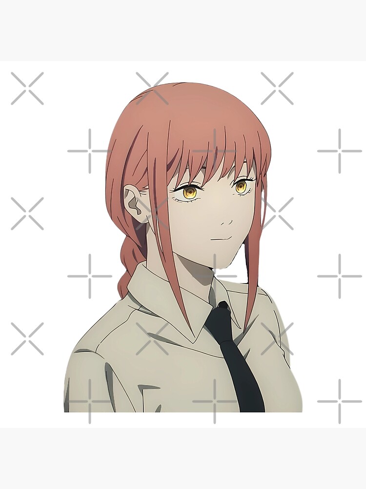 Makima Front Side Profile Chainsaw Man Tapestry - Image 2