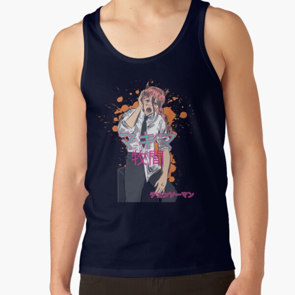 Makima Inspired Anime Girl Japanese Style Tank Top - Image 6