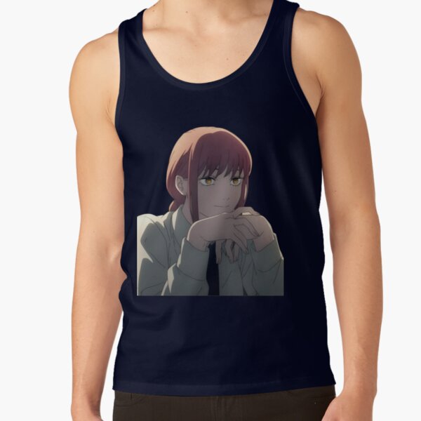 Makima Hands Folded Chainsaw Man Tank Top - Image 6