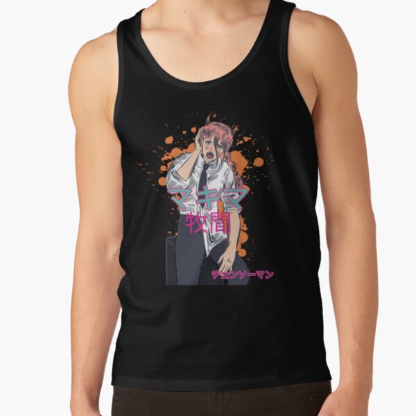 Makima Inspired Anime Girl Japanese Style Tank Top - Image 4