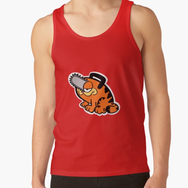 Monday Devil Chainsaw Cat Tank Top - Image 5