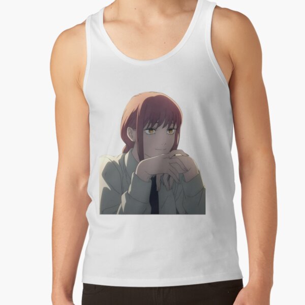 Makima Hands Folded Chainsaw Man Tank Top - Image 2