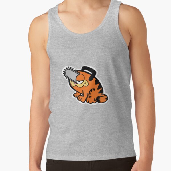 Monday Devil Chainsaw Cat Tank Top - Image 4