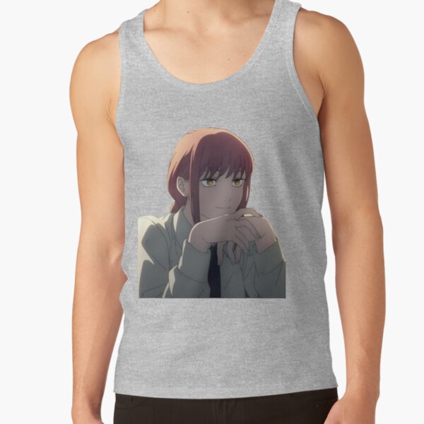 Makima Hands Folded Chainsaw Man Tank Top - Image 5