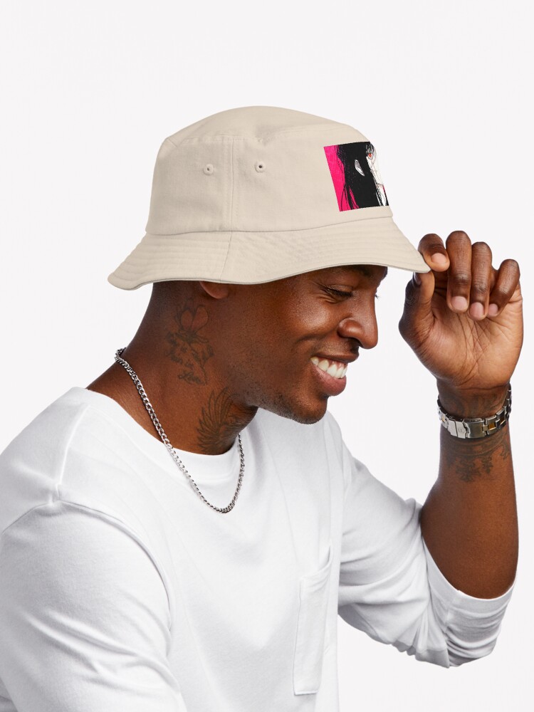 War Devil Yoru Asa Mitaka Neon Art Bucket Hat - Image 3