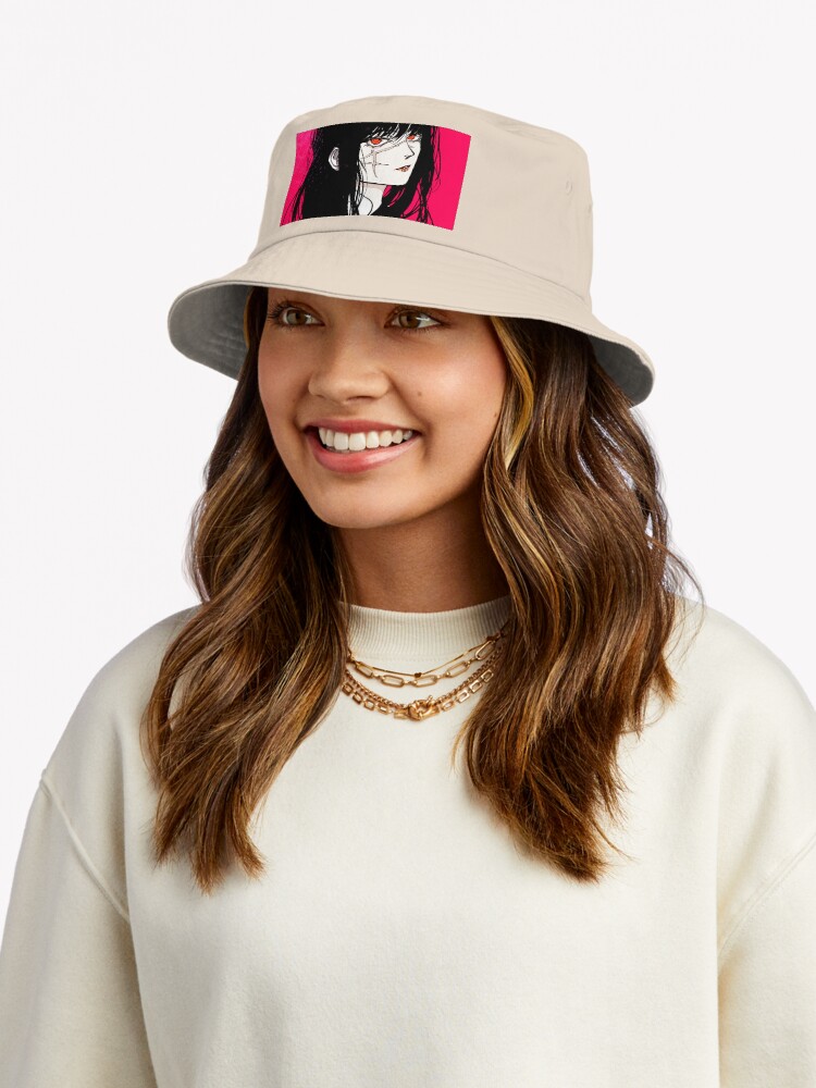 War Devil Yoru Asa Mitaka Neon Art Bucket Hat - Image 2