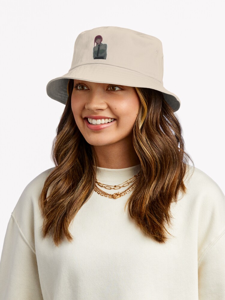 Makima Leaning Chainsaw Man Bucket Hat - Image 2