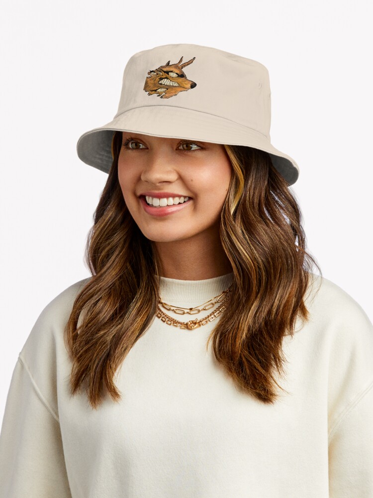 Kon Fox Spirit Orange Bucket Hat - Image 2