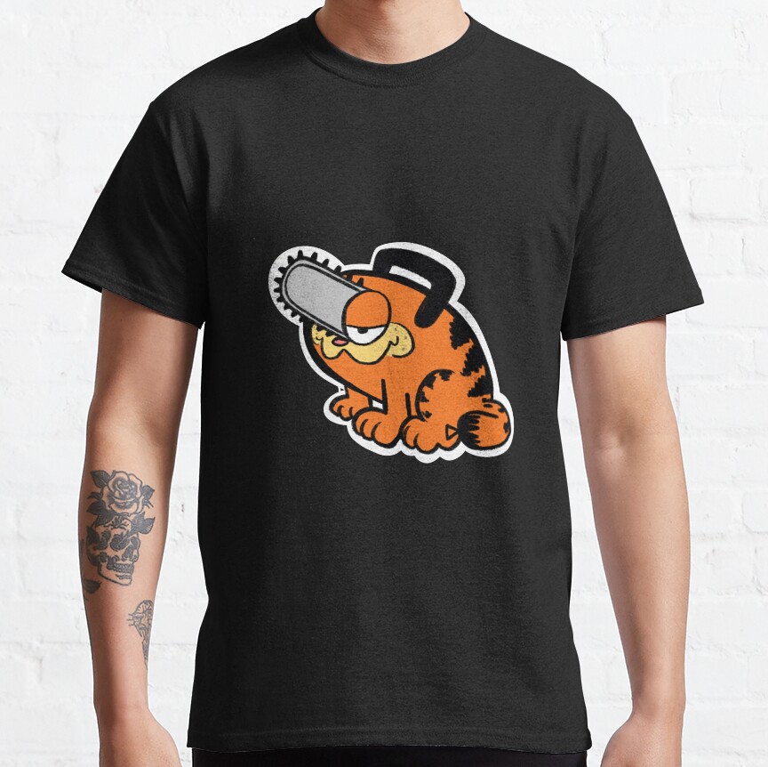 Monday Devil Chainsaw Cat T-shirt - Image 2