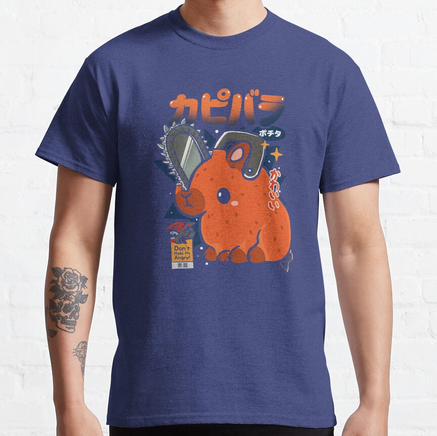 Capypochita Chainsaw Man T-shirt - Image 5