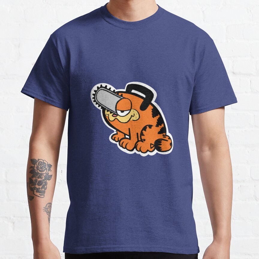 Monday Devil Chainsaw Cat T-shirt - Image 5