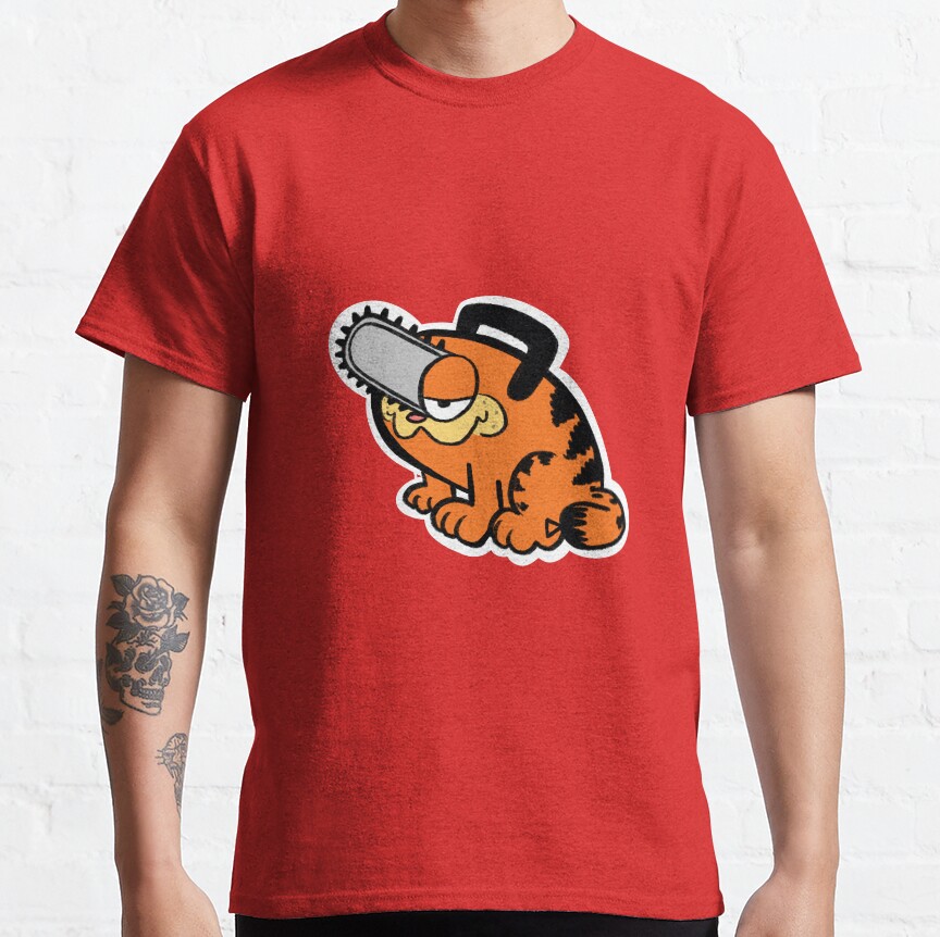 Monday Devil Chainsaw Cat T-shirt - Image 6