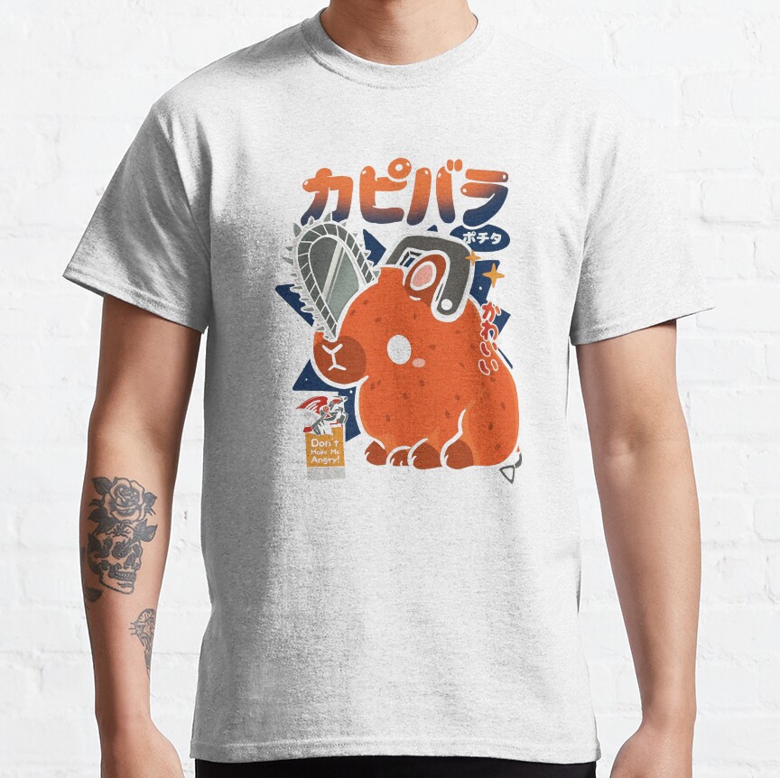Capypochita Chainsaw Man T-shirt - Image 2