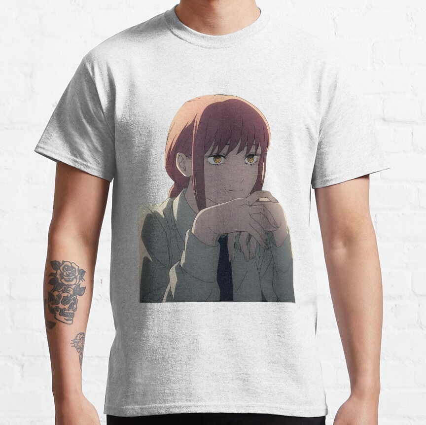 Makima Hands Folded Chainsaw Man T-shirt - Image 2