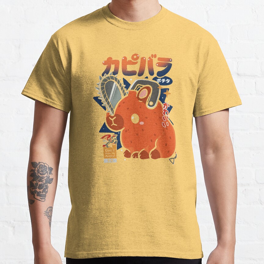 Capypochita Chainsaw Man T-shirt - Image 7