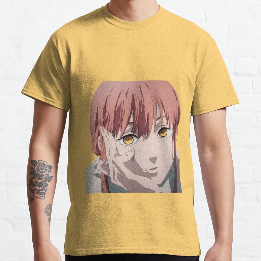 Makima In Thought Chainsaw Man T-shirt - Image 7