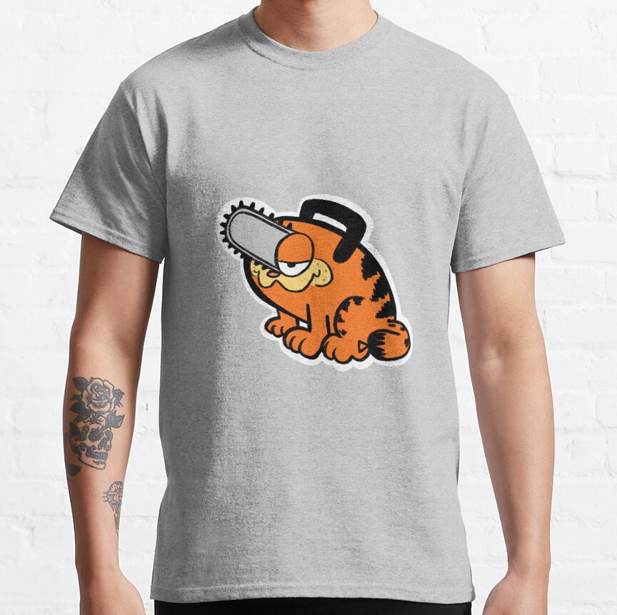 Monday Devil Chainsaw Cat T-shirt - Image 4