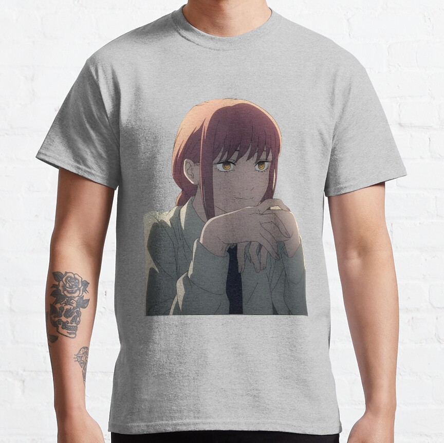 Makima Hands Folded Chainsaw Man T-shirt - Image 5