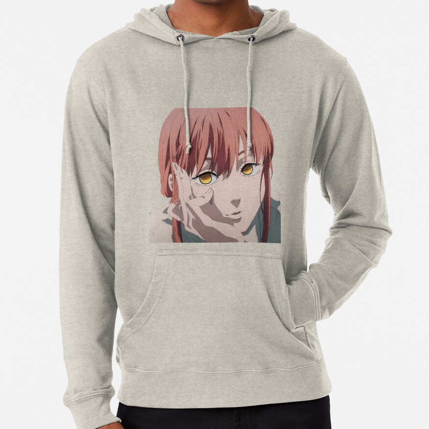 Makima In Thought Chainsaw Man Hoodie - Image 5