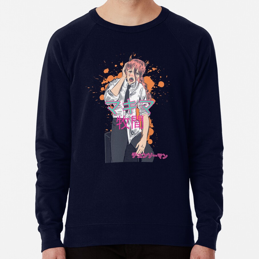 Makima Inspired Anime Girl Japanese Style Sweatshirt