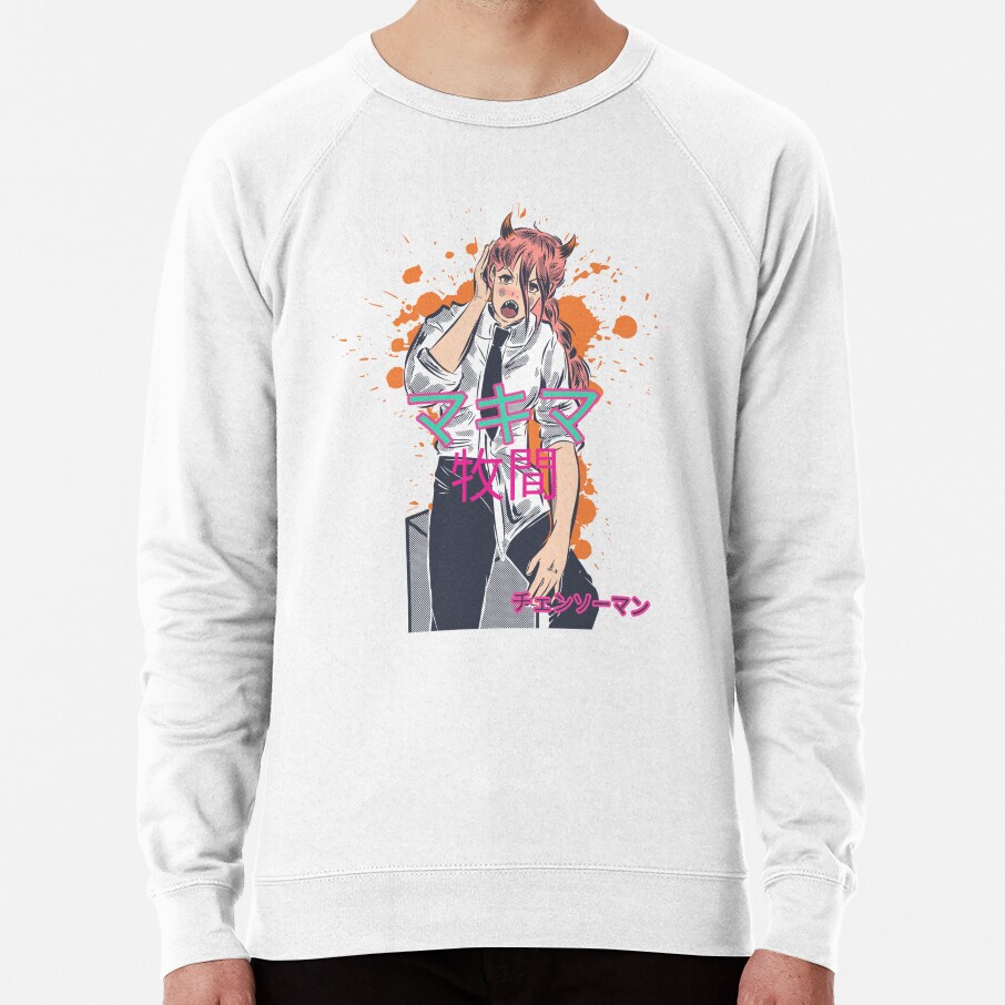 Makima Inspired Anime Girl Japanese Style Sweatshirt - Image 2