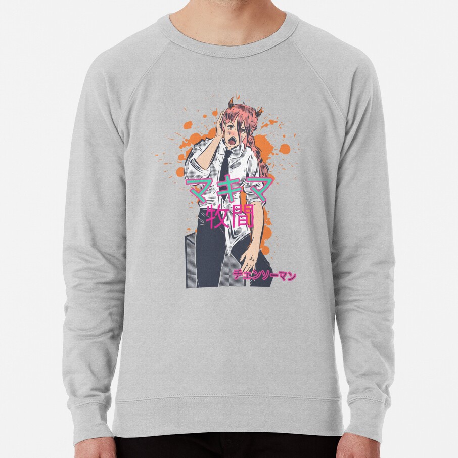 Makima Inspired Anime Girl Japanese Style Sweatshirt - Image 6