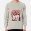 ssrcolightweight sweatshirtmensoatmeal heatherfrontsquare productx1000 bgf8f8f8 - Chainsaw Man UK Shop