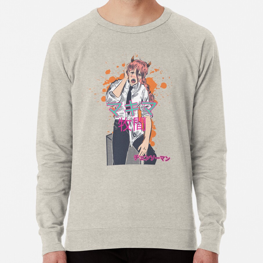 Makima Inspired Anime Girl Japanese Style Sweatshirt - Image 5