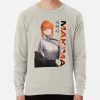 ssrcolightweight sweatshirtmensoatmeal heatherfrontsquare productx1000 bgf8f8f8 15 - Chainsaw Man UK Shop