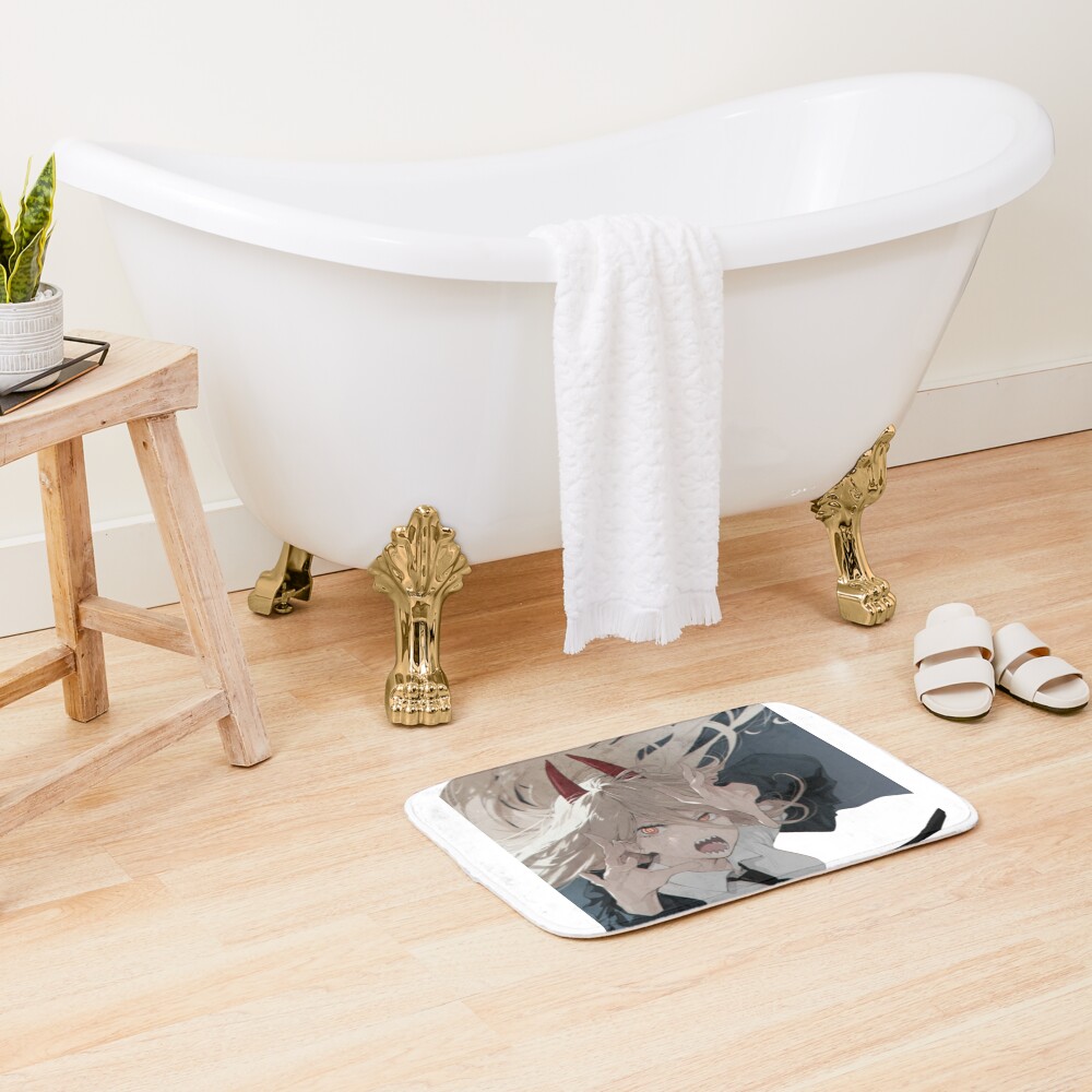 New Idea Power From Chain Saw Man Bath Mat - Image 2