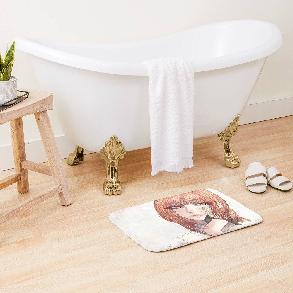 Makima Chain Saw Man Bath Mat - Image 2
