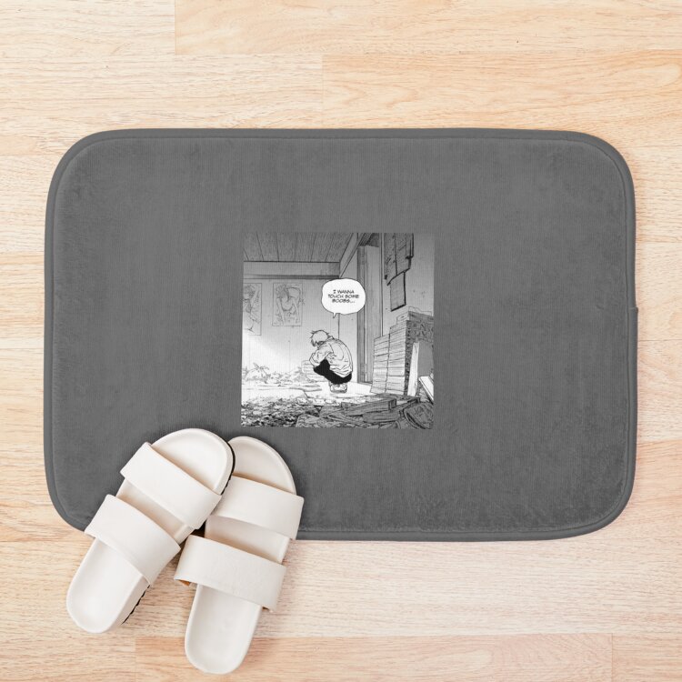 Chainsawman Denji `I Wanna Touch Some...` Bath Mat - Image 3
