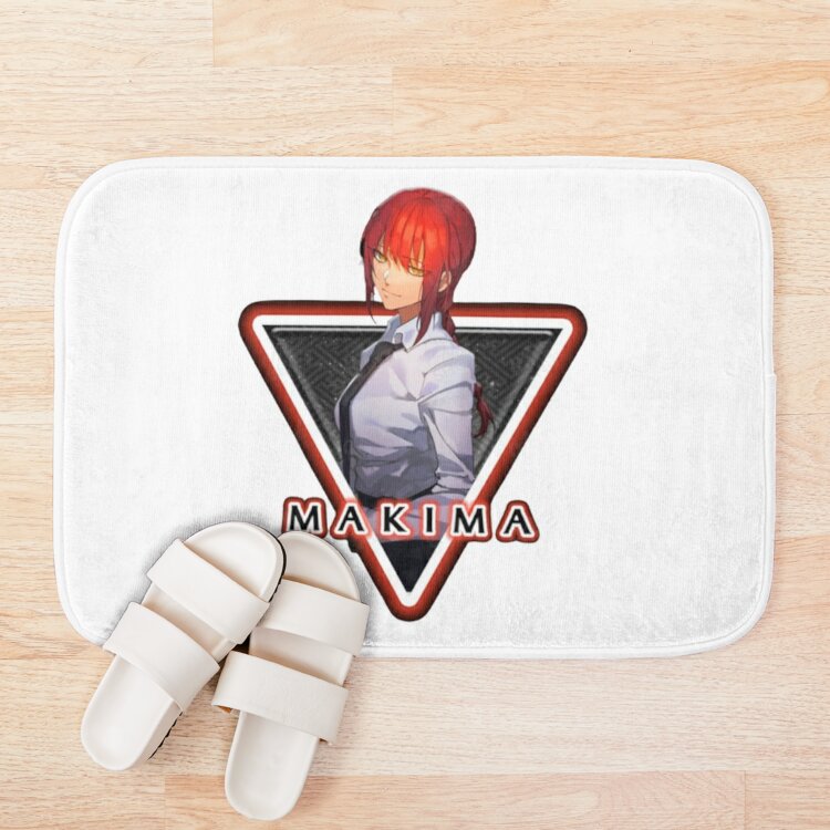 Makima From Chain Saw Man Bath Mat - Image 3