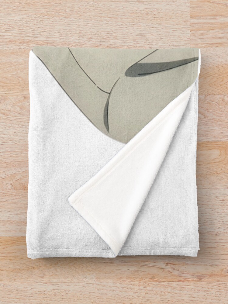 Makima Front Side Profile Chainsaw Man Throw Blanket - Image 2